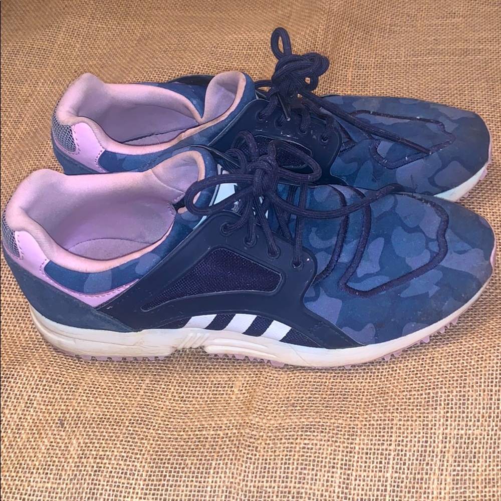 Adidas Blue and Pink sneakers